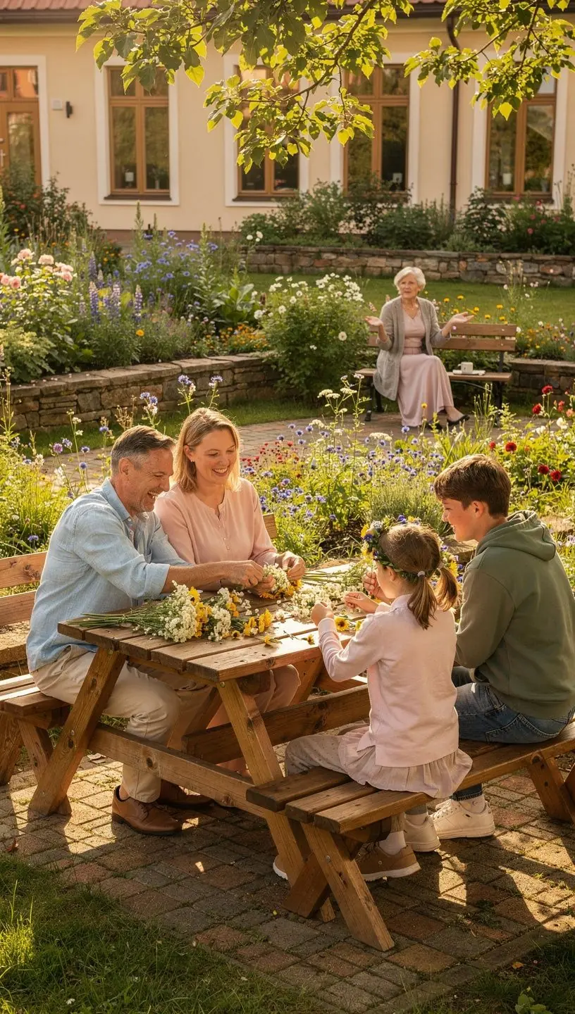 Ģimenes, kas izmanto mājas risinājumus, lai uzlabotu dzīves kvalitāti vecākiem radiniekiem.